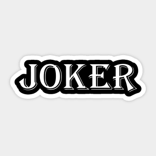 JOKER Sticker